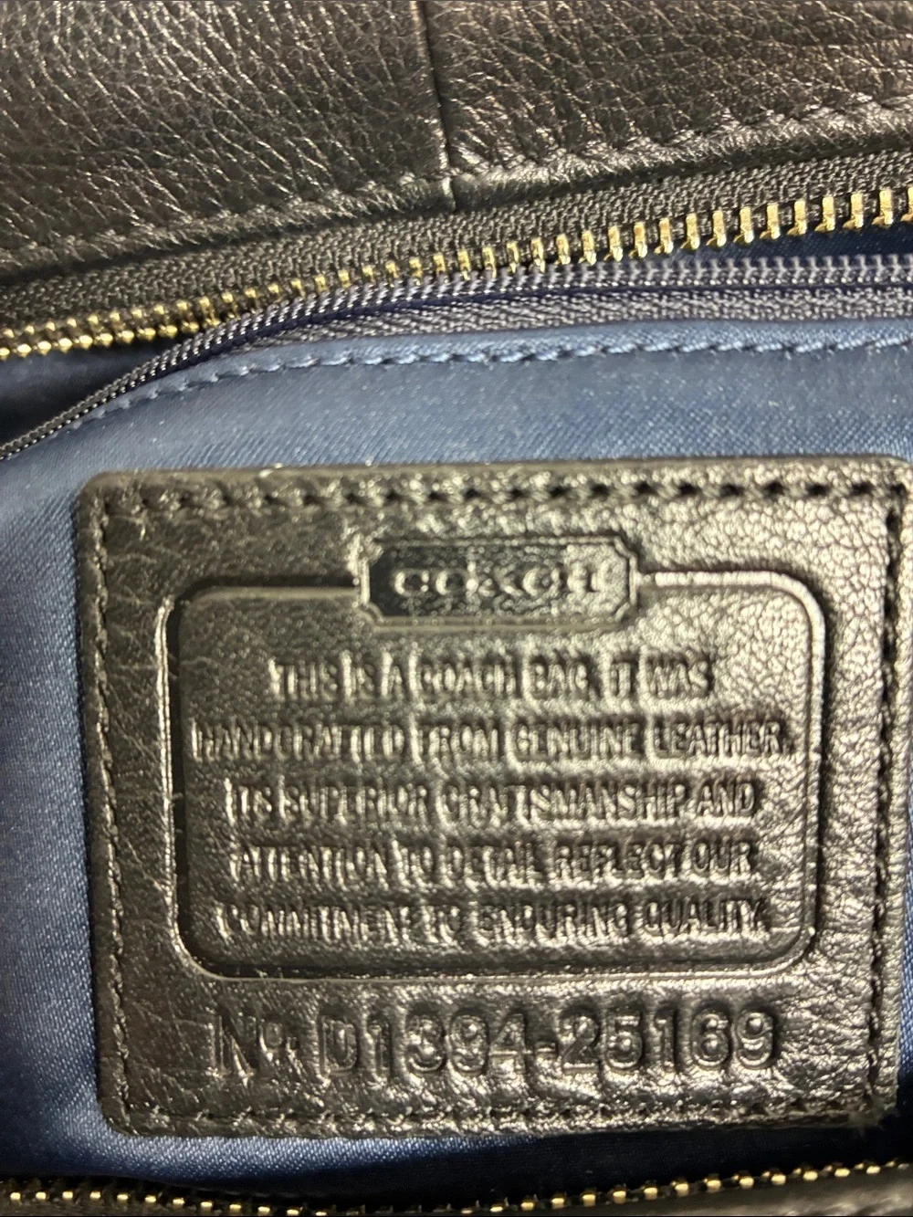 Coach Black Leather Shoulder Satchel with Polished Hardware - Picture 3 of 7